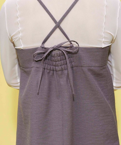 FOREVER 21（フォーエバー トゥエンティーワン）の「リネン混ミニキャミワンピース（ワンピース・レディース・ベージュ/グレー系その他4/オレンジ系その他5・SMALL/MEDIUM）」の14枚目の写真