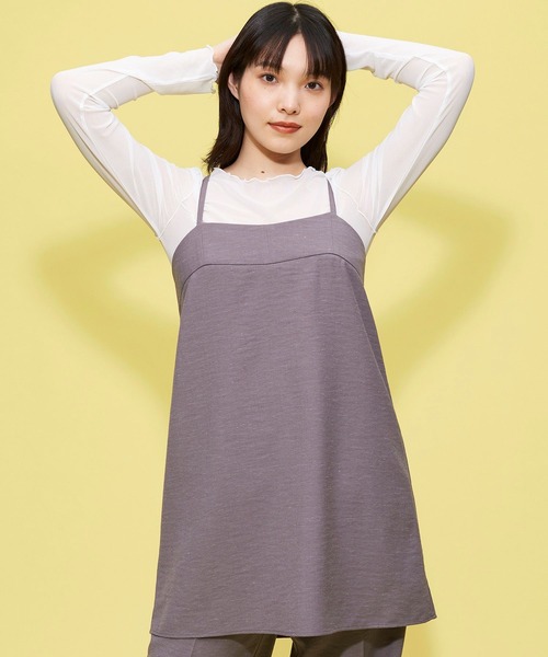 FOREVER 21（フォーエバー トゥエンティーワン）の「リネン混ミニキャミワンピース（ワンピース・レディース・ベージュ/グレー系その他4/オレンジ系その他5・SMALL/MEDIUM）」の16枚目の写真