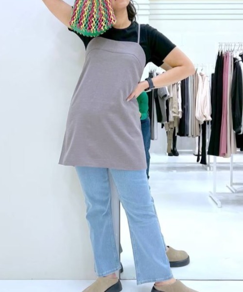 FOREVER 21（フォーエバー トゥエンティーワン）の「リネン混ミニキャミワンピース（ワンピース・レディース・ベージュ/グレー系その他4/オレンジ系その他5・SMALL/MEDIUM）」の18枚目の写真