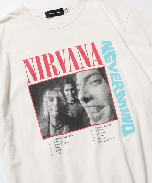 GOOD ROCK SPEED（グッドロックスピード）の「GOOD ROCK SPEED/グッドロックスピード NIRVANA TEE Tシャツ（Tシャツ/カットソー・レディース・オフホワイト・M/XL）」の6枚目の写真