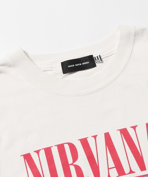 GOOD ROCK SPEED（グッドロックスピード）の「GOOD ROCK SPEED/グッドロックスピード NIRVANA TEE Tシャツ（Tシャツ/カットソー・レディース・オフホワイト・M/XL）」の4枚目の写真