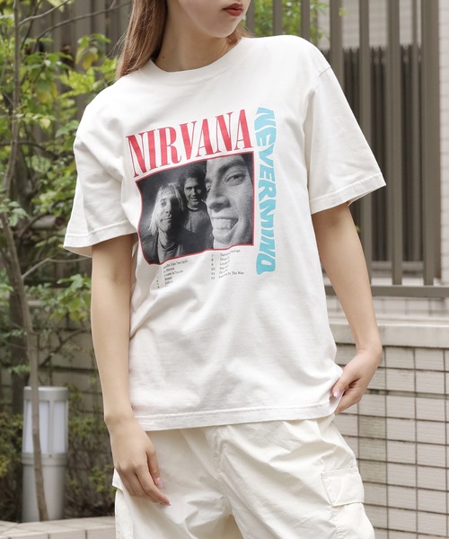 GOOD ROCK SPEED（グッドロックスピード）の「GOOD ROCK SPEED/グッドロックスピード NIRVANA TEE Tシャツ（Tシャツ/カットソー・レディース・オフホワイト・M/XL）」の14枚目の写真