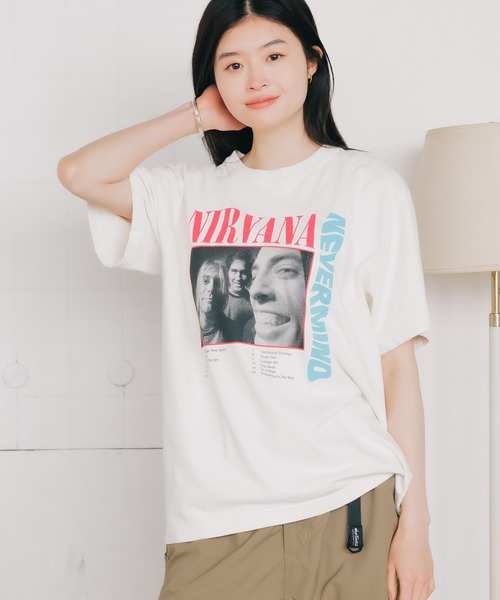 GOOD ROCK SPEED（グッドロックスピード）の「GOOD ROCK SPEED/グッドロックスピード NIRVANA TEE Tシャツ（Tシャツ/カットソー・レディース・オフホワイト・M/XL）」の12枚目の写真