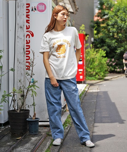 FUNG(ファング)の「FUNG/ファング LUCKY CATS Tシャツ グラフィックTシャツ(Tシャツ/カットソー・メンズ・ブラック/ナチュラル・L/S)」の12枚目の写真