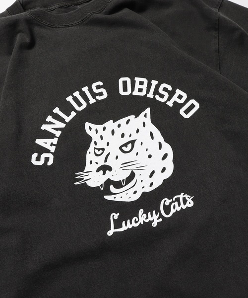 FUNG(ファング)の「FUNG/ファング LUCKY CATS Tシャツ グラフィックTシャツ(Tシャツ/カットソー・メンズ・ブラック/ナチュラル・L/S)」の7枚目の写真
