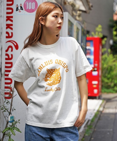 FUNG(ファング)の「FUNG/ファング LUCKY CATS Tシャツ グラフィックTシャツ(Tシャツ/カットソー・メンズ・ブラック/ナチュラル・L/S)」の13枚目の写真