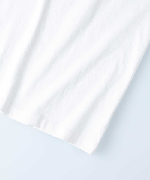 Lee（リー）の「【Lee】バックスクエアロゴＴＥＥ（Tシャツ/カットソー・メンズ・ホワイト・L/XL/M）」の4枚目の写真