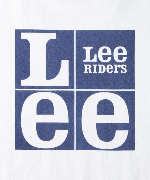 Lee（リー）の「【Lee】バックスクエアロゴＴＥＥ（Tシャツ/カットソー・メンズ・ホワイト・L/XL/M）」の5枚目の写真