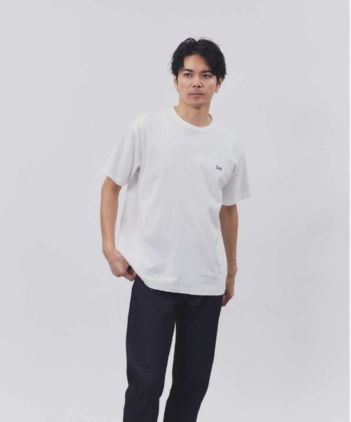 Lee（リー）の「【Lee】バックスクエアロゴＴＥＥ（Tシャツ/カットソー・メンズ・ホワイト・L/XL/M）」の9枚目の写真