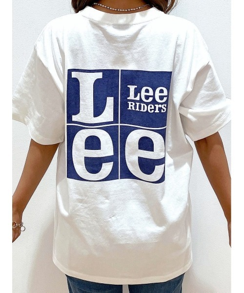 Lee（リー）の「【Lee】バックスクエアロゴＴＥＥ（Tシャツ/カットソー・メンズ・ホワイト・L/XL/M）」の22枚目の写真