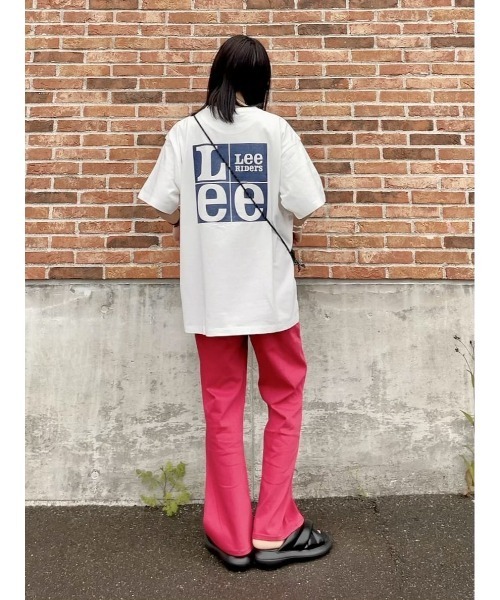 Lee（リー）の「【Lee】バックスクエアロゴＴＥＥ（Tシャツ/カットソー・メンズ・ホワイト・L/XL/M）」の14枚目の写真
