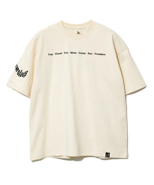 go slow caravan(ゴースローキャラバン)の「USA/C gsc LOGO 色々バックプリントゆったりTEE vol.2(Tシャツ/カットソー・メンズ・ホワイト/ブラック/ナチュラル・MEDIUM/LARGE/X-LARGE)」の8枚目の写真