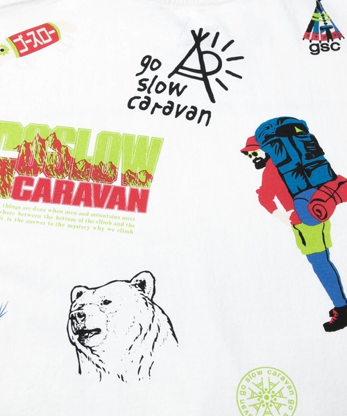 go slow caravan(ゴースローキャラバン)の「USA/C gsc LOGO 色々バックプリントゆったりTEE vol.2(Tシャツ/カットソー・メンズ・ホワイト/ブラック/ナチュラル・MEDIUM/LARGE/X-LARGE)」の9枚目の写真