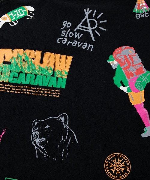 go slow caravan(ゴースローキャラバン)の「USA/C gsc LOGO 色々バックプリントゆったりTEE vol.2(Tシャツ/カットソー・メンズ・ホワイト/ブラック/ナチュラル・MEDIUM/LARGE/X-LARGE)」の5枚目の写真