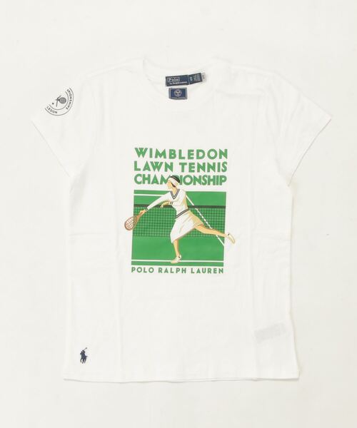 新品未使用Polo ラルフローレン2024ウィンブルドンTシャツ白とモスグリーン 新品未使用Polo ラルフローレン2024ウィンブルドンTシャツ白と