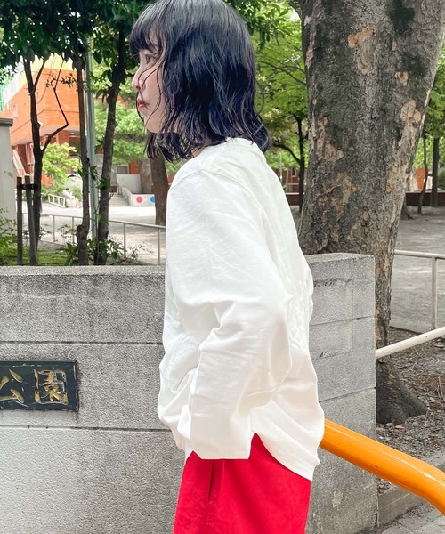 COLEMAN（コールマン）の「【 Coleman / コールマン 】ポケット付 ロングスリーブ Tシャツ 長袖 ロンT CM5700 L/S KFI（Tシャツ/カットソー・メンズ・ブラック/ホワイト/ベージュ/グレー・SMALL/MEDIUM/LARGE/X-LARGE）」の12枚目の写真