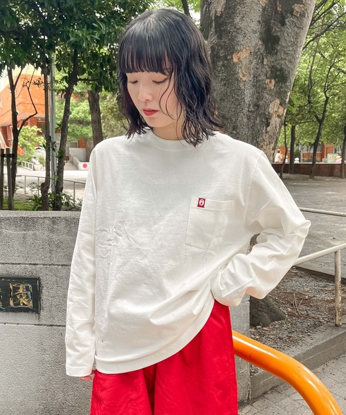 COLEMAN（コールマン）の「【 Coleman / コールマン 】ポケット付 ロングスリーブ Tシャツ 長袖 ロンT CM5700 L/S KFI（Tシャツ/カットソー・メンズ・ブラック/ホワイト/ベージュ/グレー・SMALL/MEDIUM/LARGE/X-LARGE）」の13枚目の写真
