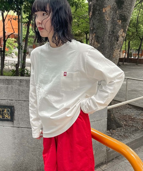 COLEMAN（コールマン）の「【 Coleman / コールマン 】ポケット付 ロングスリーブ Tシャツ 長袖 ロンT CM5700 L/S KFI（Tシャツ/カットソー・メンズ・ブラック/ホワイト/ベージュ/グレー・SMALL/MEDIUM/LARGE/X-LARGE）」の15枚目の写真