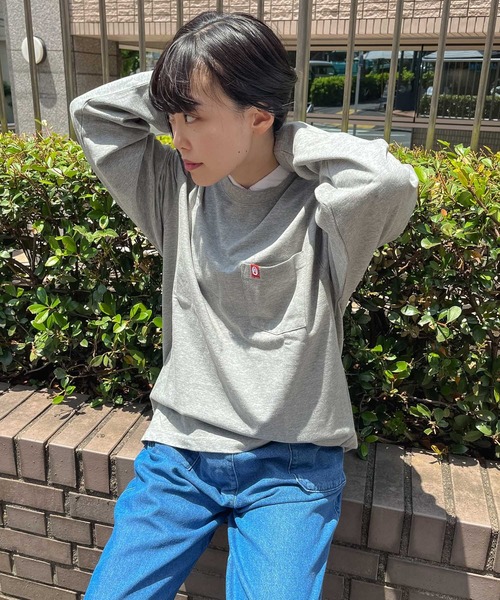 COLEMAN（コールマン）の「【 Coleman / コールマン 】ポケット付 ロングスリーブ Tシャツ 長袖 ロンT CM5700 L/S KFI（Tシャツ/カットソー・メンズ・ブラック/ホワイト/ベージュ/グレー・SMALL/MEDIUM/LARGE/X-LARGE）」の6枚目の写真