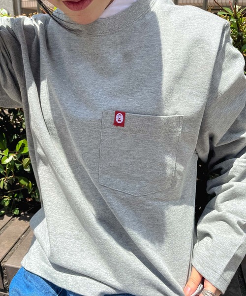 COLEMAN（コールマン）の「【 Coleman / コールマン 】ポケット付 ロングスリーブ Tシャツ 長袖 ロンT CM5700 L/S KFI（Tシャツ/カットソー・メンズ・ブラック/ホワイト/ベージュ/グレー・SMALL/MEDIUM/LARGE/X-LARGE）」の7枚目の写真