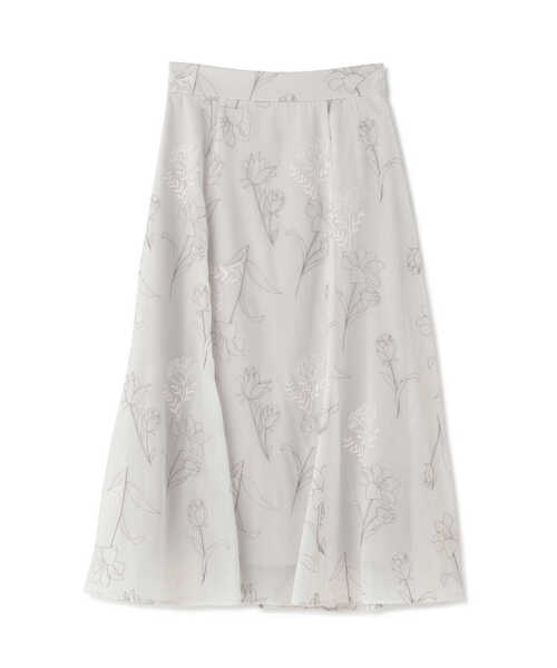 PROPORTION BODY DRESSING（プロポーションボディドレッシング）の「フラワーエンブロイダリーマーメイドスカート / 1213120508（スカート・レディース・ダークグレー/グレー/ピンク/ホワイト系その他・MEDIUM/SMALL）」の5枚目の写真