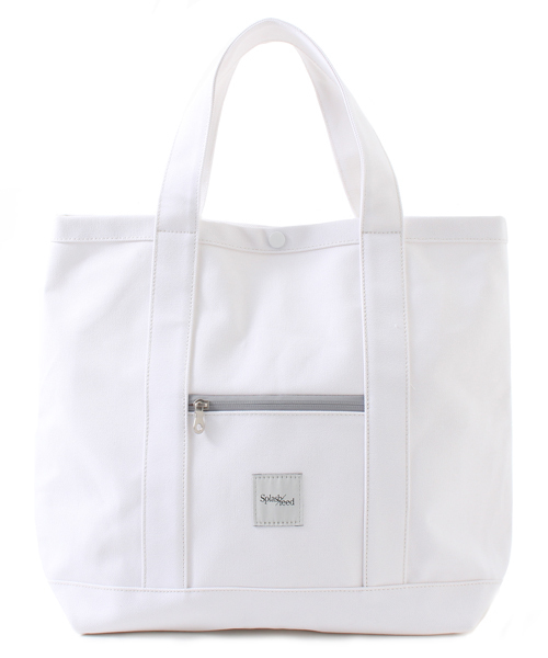 WHO'S WHO gallery（フーズフーギャラリー）の「【Splash/feed】WATER PROOF キャンバストート（トートバッグ・メンズ・ホワイト/ブラック/ダークネイビー・FREE）」の9枚目の写真