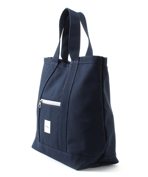 WHO'S WHO gallery（フーズフーギャラリー）の「【Splash/feed】WATER PROOF キャンバストート（トートバッグ・メンズ・ホワイト/ブラック/ダークネイビー・FREE）」の16枚目の写真