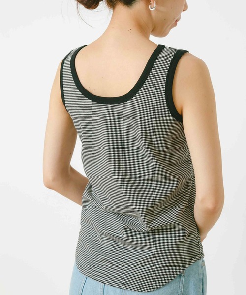 URBAN RESEARCH Sonny Label（アーバンリサーチサニーレーベル）の「フライス/ジャガードタンクトップ（タンクトップ・レディース・ブラック/オフホワイト/その他1・FREE）」の12枚目の写真