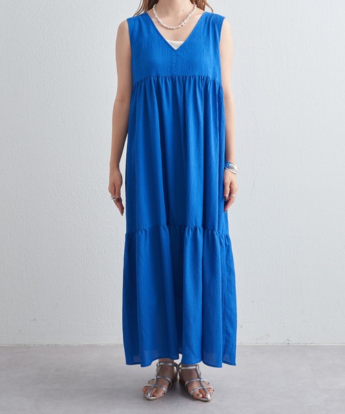 COLONY 2139（コロニートゥーワンスリーナイン）の「BACKリボンティアードノースリーブワンピース（ワンピース・レディース・ブラック/ブルー/レッド・FREE）」の12枚目の写真