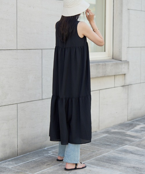 COLONY 2139（コロニートゥーワンスリーナイン）の「BACKリボンティアードノースリーブワンピース（ワンピース・レディース・ブラック/ブルー/レッド・FREE）」の20枚目の写真