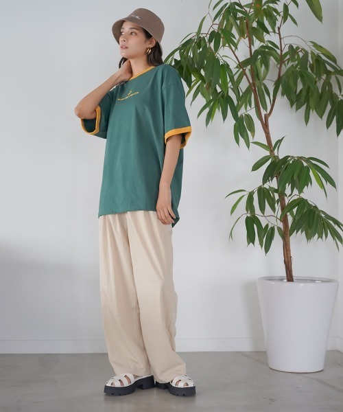 Auntie Rosa（アンティローザ）の「ワイドリラックスパンツ（その他パンツ・レディース・ブラック/ベージュ・SMALL/MEDIUM）」の21枚目の写真