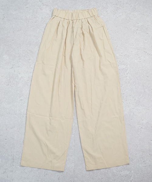 Auntie Rosa（アンティローザ）の「ワイドリラックスパンツ（その他パンツ・レディース・ブラック/ベージュ・SMALL/MEDIUM）」の8枚目の写真