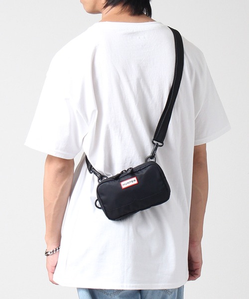 HUNTER（ハンター）の「【HUNTER/ハンター】U NYLON KEEPER PHONE POUCH（ナイロンキーパーフォンポーチ）（ショルダーバッグ・メンズ・ブラック・FREE）」の15枚目の写真