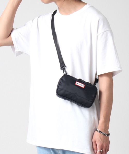 HUNTER（ハンター）の「【HUNTER/ハンター】U NYLON KEEPER PHONE POUCH（ナイロンキーパーフォンポーチ）（ショルダーバッグ・メンズ・ブラック・FREE）」の14枚目の写真