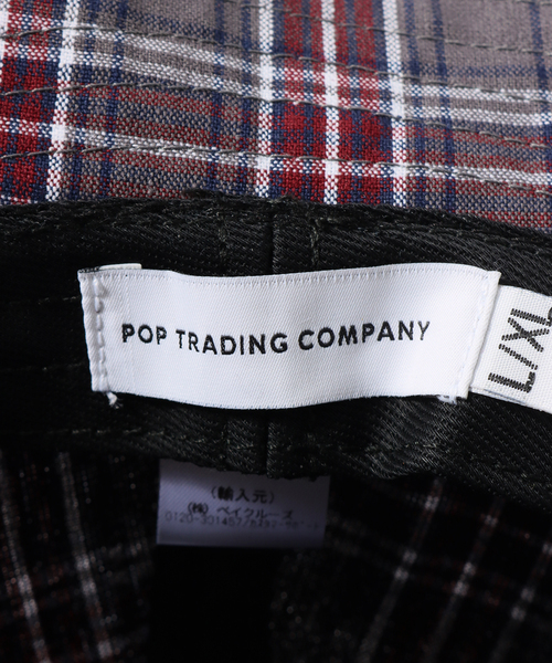 POP TRADING COMPANY(ポップトレーディングカンパニー)の「【POP TRADING COMPANY / ポップトレーディングカンパニー】checked bell hat(ハット・メンズ・グレー・X-LARGE)」の5枚目の写真