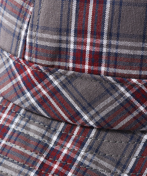 POP TRADING COMPANY(ポップトレーディングカンパニー)の「【POP TRADING COMPANY / ポップトレーディングカンパニー】checked bell hat(ハット・メンズ・グレー・X-LARGE)」の7枚目の写真