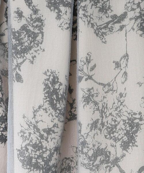 couture brooch（クチュールブローチ）の「◆【SS-LL/甘すぎない、大人フェミニン】オーガンジーフラワーレイヤードスカート（スカート・レディース・ライトグレー/ブラック・40/38/42/36/34）」の20枚目の写真