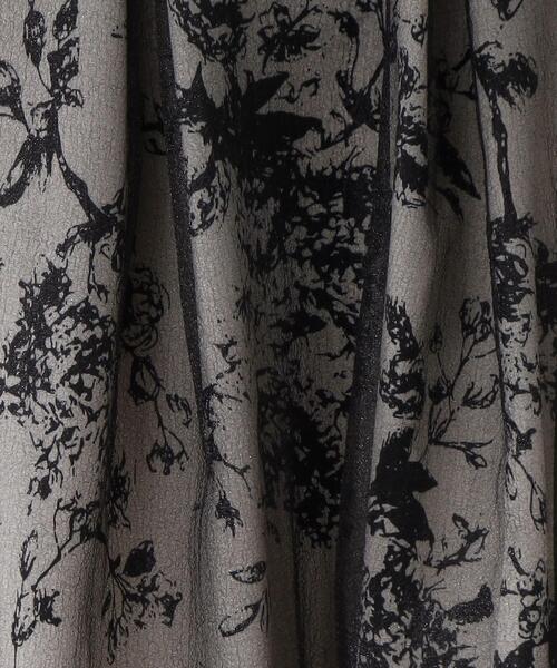 couture brooch（クチュールブローチ）の「◆【SS-LL/甘すぎない、大人フェミニン】オーガンジーフラワーレイヤードスカート（スカート・レディース・ライトグレー/ブラック・40/38/42/36/34）」の21枚目の写真