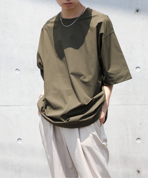 United Athle(ユナイテッドアスレ)の「【United Athle】マルチファンクション マイクロリップストップ ルーズフィット Tシャツ ※1800(Tシャツ/カットソー・メンズ・オリーブ/ブラック/ダークネイビー・L/M/XL)」の2枚目の写真