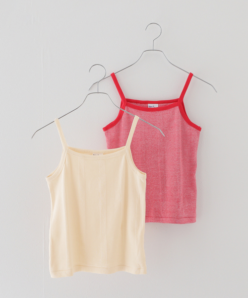 Charles Chaton(シャルルシャトン)の「Robert P.Miller prib cami 2pack(kids)(キャミソール・レディース・レッド・FREE)」の5枚目の写真