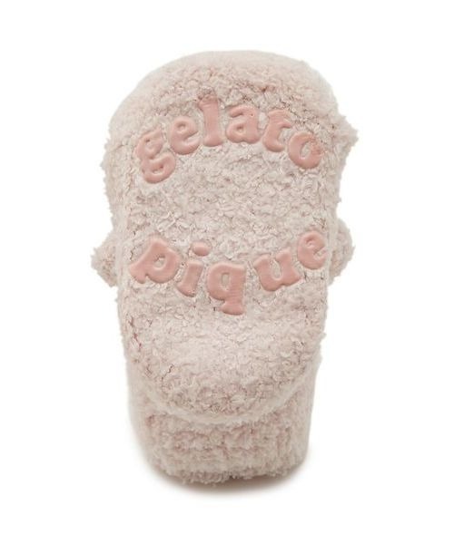 gelato pique（ジェラートピケ）の「【ラッピング済み】【BABY】パウダーベアキャップ＆ソックスSET（ベビーギフト・キッズ・ベージュ/ピンク/ブルー・FREE）」の13枚目の写真