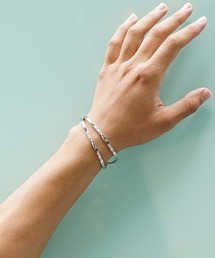 【洗練された曲線美に惹かれて】ダブルアーチバングル ブレスレット メンズ ウィメンズ ユニセックス アクセサリー