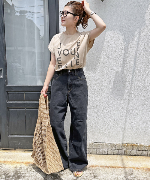 Spick & Span（スピックアンドスパン）の「≪WEB限定追加≫JEVOUSENPRIE Tシャツ（Tシャツ/カットソー・レディース・ベージュ/ホワイト・FREE）」の22枚目の写真