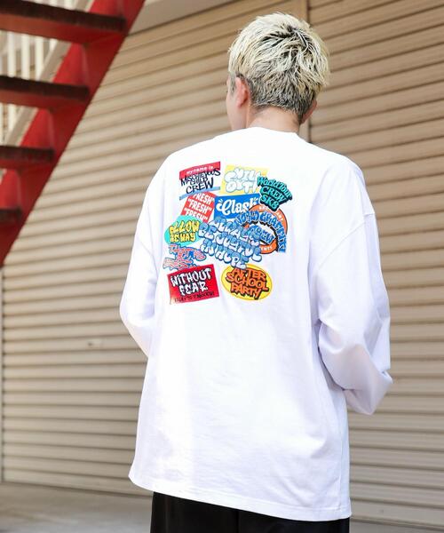 WEGO(ウィゴー)の「WEGO/ヘビーウエイトワッペンロゴロンT(Tシャツ/カットソー・メンズ・その他4/その他6/その他1/その他3/その他5/その他2・MEDIUM/LARGE)」の3枚目の写真