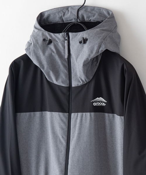 OUTDOOR PRODUCTS（アウトドアプロダクツ）の「【OUTDOOR PRODUCTS/アウトドアプロダクツ】裏シャギー切り替えジャケット　裏ボア　マウンテンパーカー　撥水　防風　ストレッチ　紫外線対策機能（マウンテンパーカー・メンズ・ダークベージュ/カーキ/グレー/ブラック・X-LARGE/MEDIUM/LARGE）」の8枚目の写真