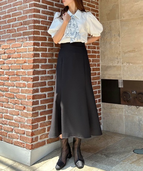 INGNI（イング）の「シアーショートブーツ（ブーツ・レディース・アイボリー/ブラック・L/M）」の5枚目の写真