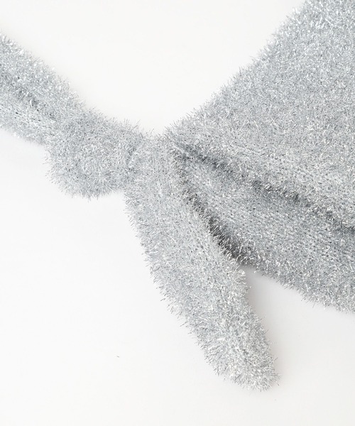 LOWRYS FARM（ローリーズファーム）の「キラキララメニットショルダー　976890（ショルダーバッグ・レディース・ホワイト/シルバー・FREE）」の11枚目の写真