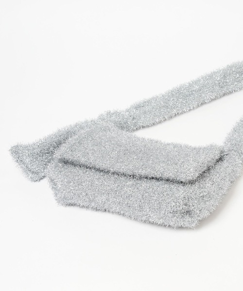 LOWRYS FARM（ローリーズファーム）の「キラキララメニットショルダー　976890（ショルダーバッグ・レディース・ホワイト/シルバー・FREE）」の12枚目の写真