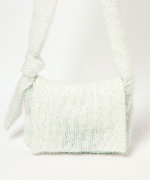 LOWRYS FARM（ローリーズファーム）の「キラキララメニットショルダー　976890（ショルダーバッグ・レディース・ホワイト/シルバー・FREE）」の16枚目の写真