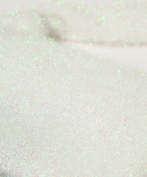 LOWRYS FARM（ローリーズファーム）の「キラキララメニットショルダー　976890（ショルダーバッグ・レディース・ホワイト/シルバー・FREE）」の17枚目の写真